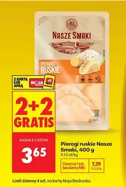 Biedronka Pierogi ruskie oferta