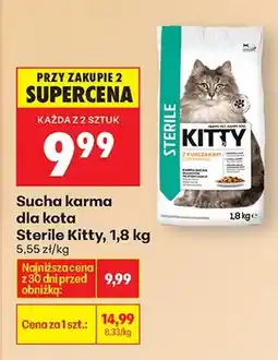 Biedronka Karma sucha dla kota sterile oferta