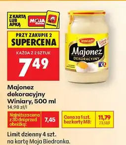 Biedronka Majonez dekoracyjny oferta