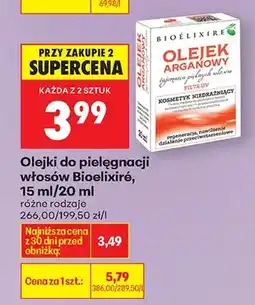 Biedronka Olejek do pielęgnacji włosów arganowy oferta