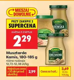 Biedronka Musztarda różne rodzaje oferta
