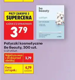 Biedronka Patyczki kosmetyczne cotton oferta