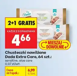 Biedronka Chusteczki nawilżane Extra Care, sensitive oferta