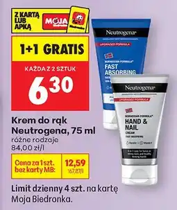 Biedronka Krem do rąk różne rodzaje oferta