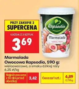 Biedronka Marmolada owocowa wieloowocowa, o smaku dzikiej róży oferta