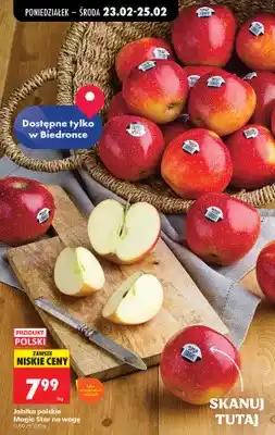 Biedronka Jabłka polskie Magic Star na wagę oferta