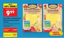 Biedronka Ser żółty w plastrach Gouda oferta