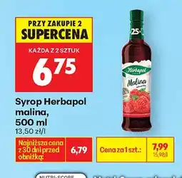 Biedronka Syrop malina oferta
