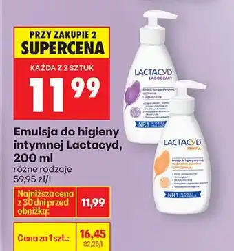 Biedronka Emulsja do higieny intymnej różne rodzaje oferta