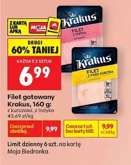 Biedronka Filet gotowany z kurczaka oferta