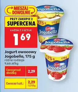 Biedronka Jogurt owocowy różne rodzaje oferta