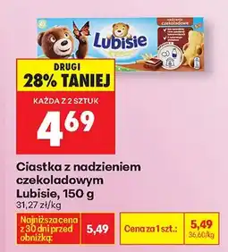 Biedronka Ciastka z nadzieniem czekoladowym oferta