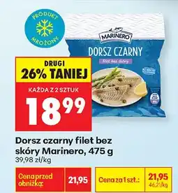 Biedronka Dorsz czarny filet bez skóry oferta