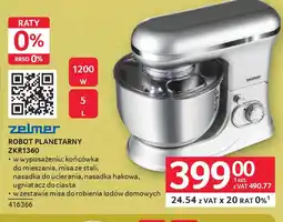 Selgros Robot planetarny Zelmer ZKR1360 oferta