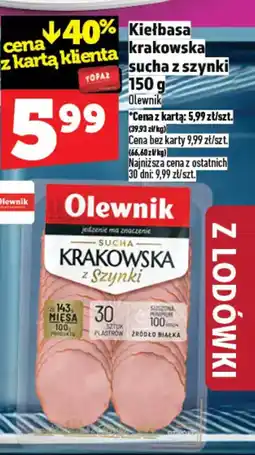 Topaz Olewnik Kiełbasa krakowska oferta