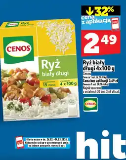 Topaz Cenos Ryż biały długi oferta