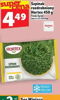 Topaz Szpinak rozdrobniony Hortex oferta
