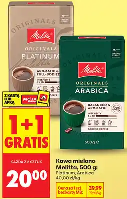 Biedronka Kawa mielona Melitta oferta