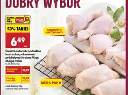 Biedronka Świeże udo lub podudzie kurczaka pakowane próżniowo Kraina Mięs, Mega Paka oferta