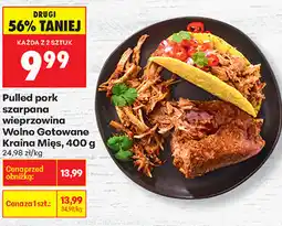 Biedronka Pulled pork szarpana wieprzowina Wolno Gotowane Kraina Mięs oferta