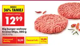 Biedronka Big burger wołowy Kraina Mięs oferta
