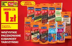Biedronka Wszystkie paczkowane kabanosy Tarczyński oferta