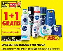 Biedronka Wszystkie kosmetyki Nivea oferta