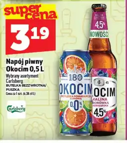 Topaz Napój piwny Okocim oferta