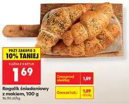 Biedronka Rogalik śniadaniowy z makiem oferta