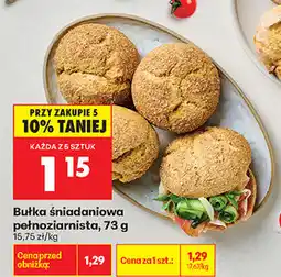 Biedronka Bułka śniadaniowa pełnoziarnista oferta