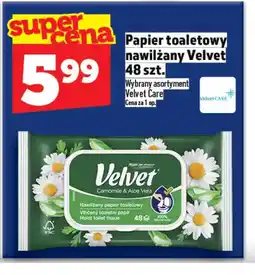 Topaz Papier toaletowy nawilżany Velvet oferta