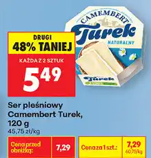 Biedronka Ser pleśniowy Camembert Turek oferta