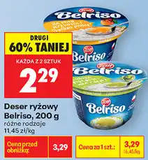 Biedronka Deser ryżowy Belriso, 200 g różne rodzaje oferta