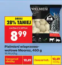 Biedronka Pielmieni wieprzowo-wołowe Mooroz oferta