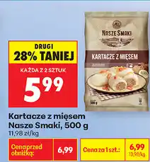 Biedronka Kartacze z mięsem Nasze Smaki oferta