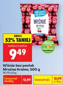 Biedronka Wiśnie bez pestek Mroźna Kraina oferta