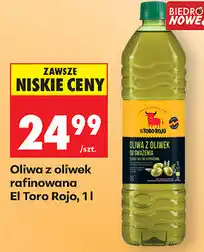Biedronka Oliwa z oliwek rafinowana El Toro Rojo oferta