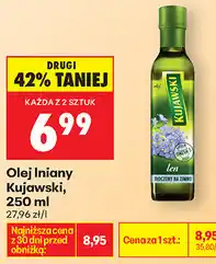 Biedronka Olej lniany Kujawski oferta