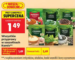Biedronka Wszystkie przyprawy w saszetkach Kamis oferta
