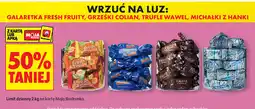 Biedronka Galaretka Fresh Fruity, Grześki Colian, Trufle Wawel, Michałki z Hanki oferta