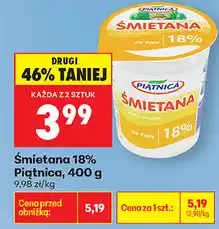 Biedronka Śmietana 18% Piątnica oferta