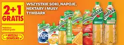 Biedronka Wszystkie soki, napoje, nektary i musy Tymbark oferta