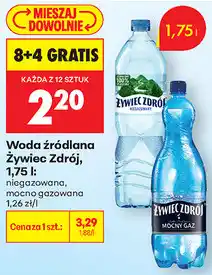 Biedronka Woda źródlana Żywiec Zdrój oferta