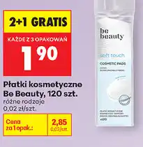 Biedronka Płatki kosmetyczne Be Beauty, 120 szt oferta