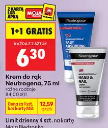 Biedronka Krem do rąk Neutrogena oferta