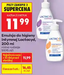 Biedronka Emulsja do higieny intymnej Lactacyd oferta