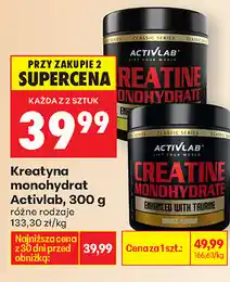 Biedronka Kreatyna monohydrat Activlab oferta