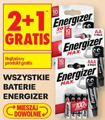 Biedronka Wszystkie baterie Energizer oferta
