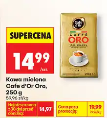 Biedronka Kawa mielona Cafe d'Or Oro oferta