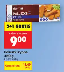 Biedronka Paluszki rybne Fish & Time oferta